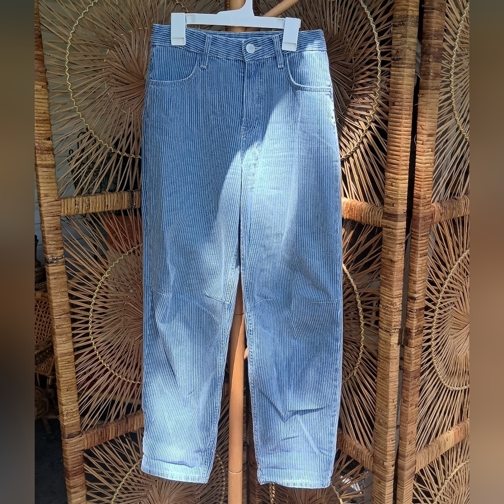 Pull&Bear Denim Striped Balloon Jeans_2